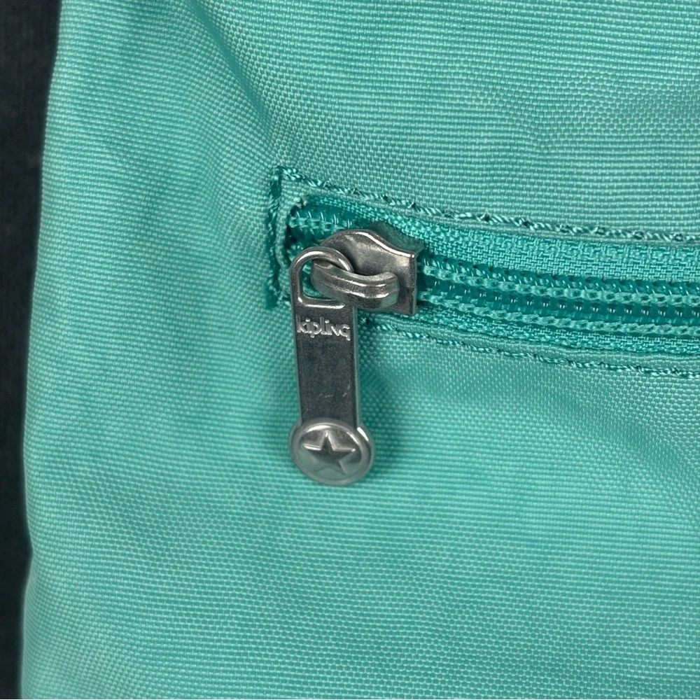 EUC Kipling Alvar multi-pocket Crossbody Bag in Mint Green Perfect condition! - Picture 9 of 15